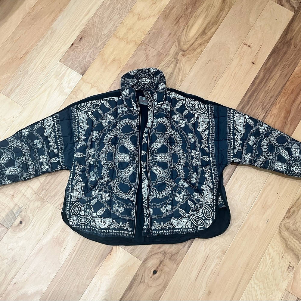 FP movement puffer jacket in boho print